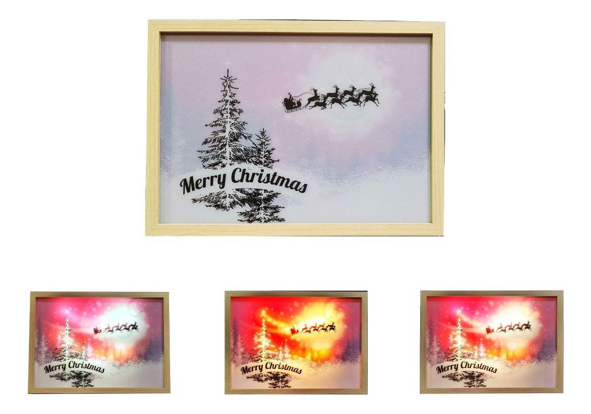 Lampara Led Escritorio Cuadro Pintura Usb Navidad Hogar-0