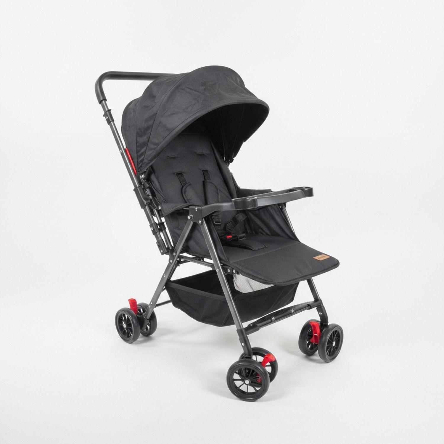 Coche Bebé Infantes Plegable Acero 12kg Silla Paseos Cochecito-0