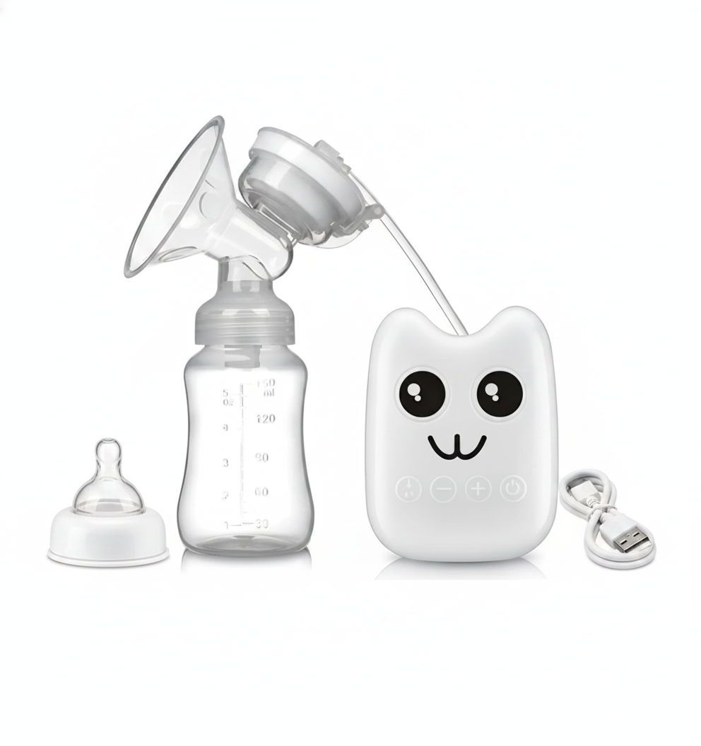Extractor Leche Materna Eléctrico USB 2 Modos Mamadera 150ml-9