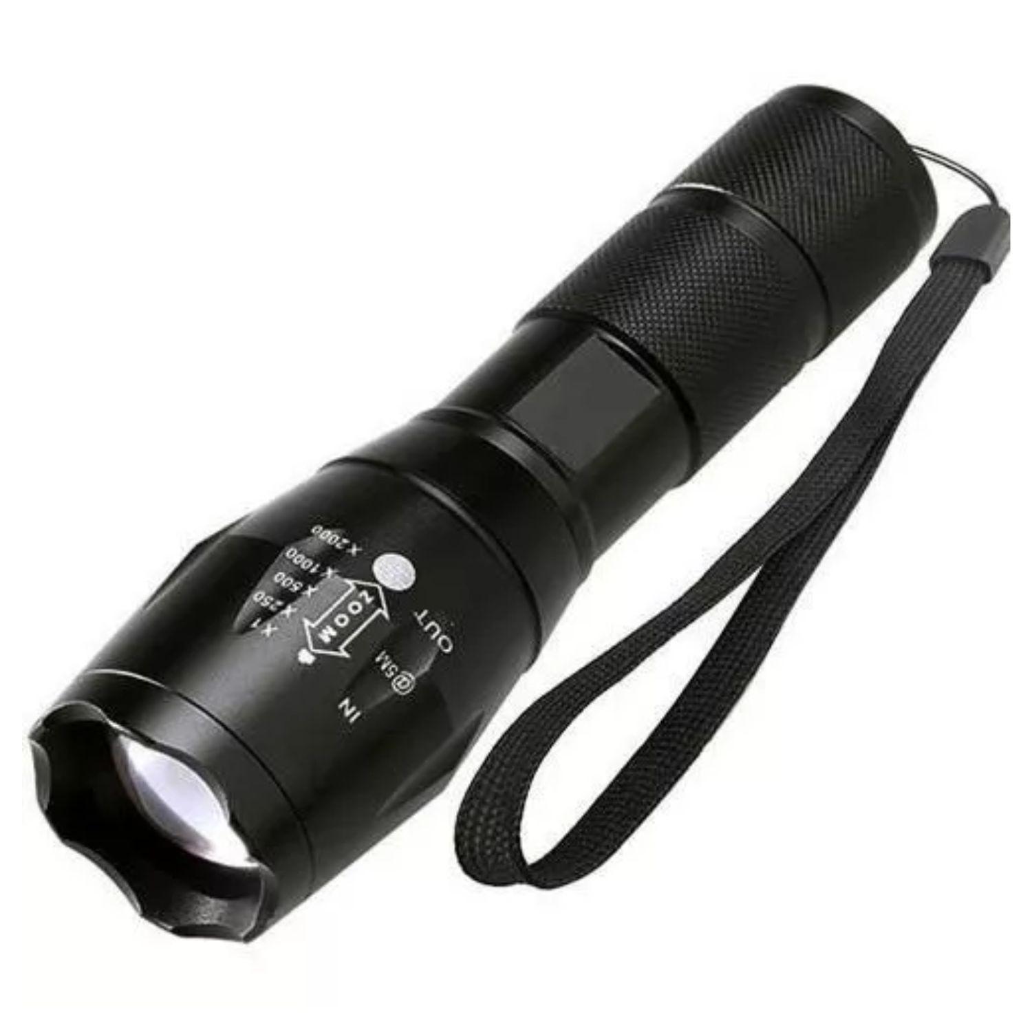 Linterna Led Cree Xml-t6 2000 Lumenes Recargable Cargador-2