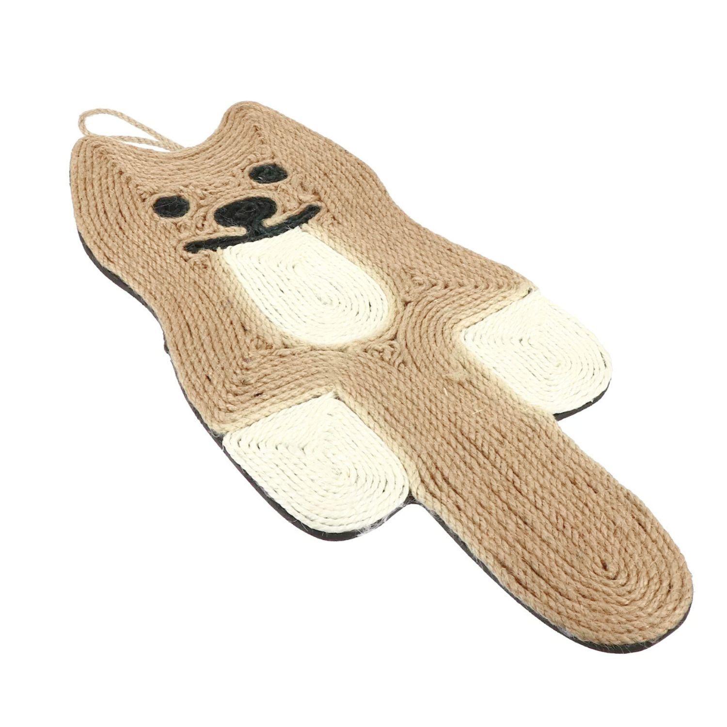 Rascador Colgante Cuerda Para Gatos Interactivo Forma Gato-2