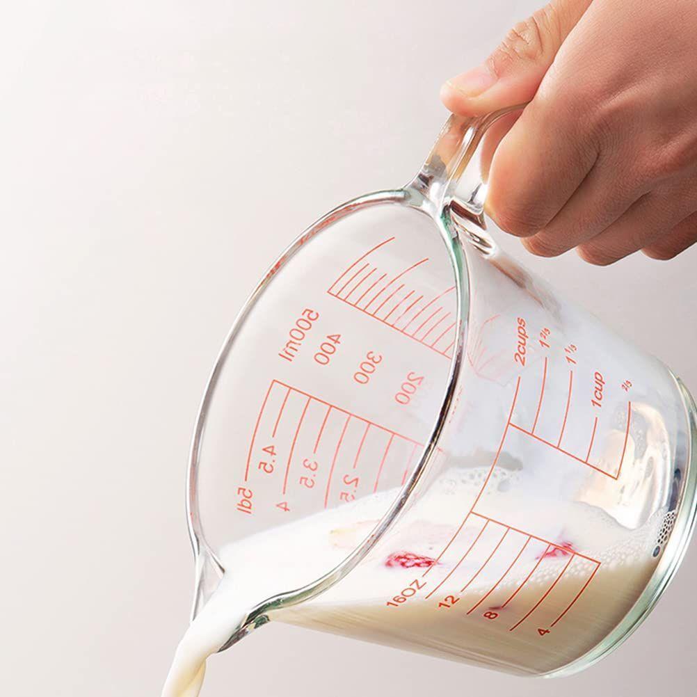 Jarra Medidora De Líquidos o Mezclas 1000Ml Vidrio Allegra-1