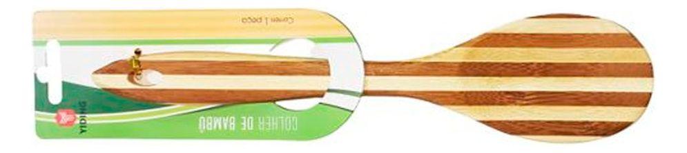 Cuchara Utensilio de Bambu 28 Cm Para Cocinar Cocina 1-1