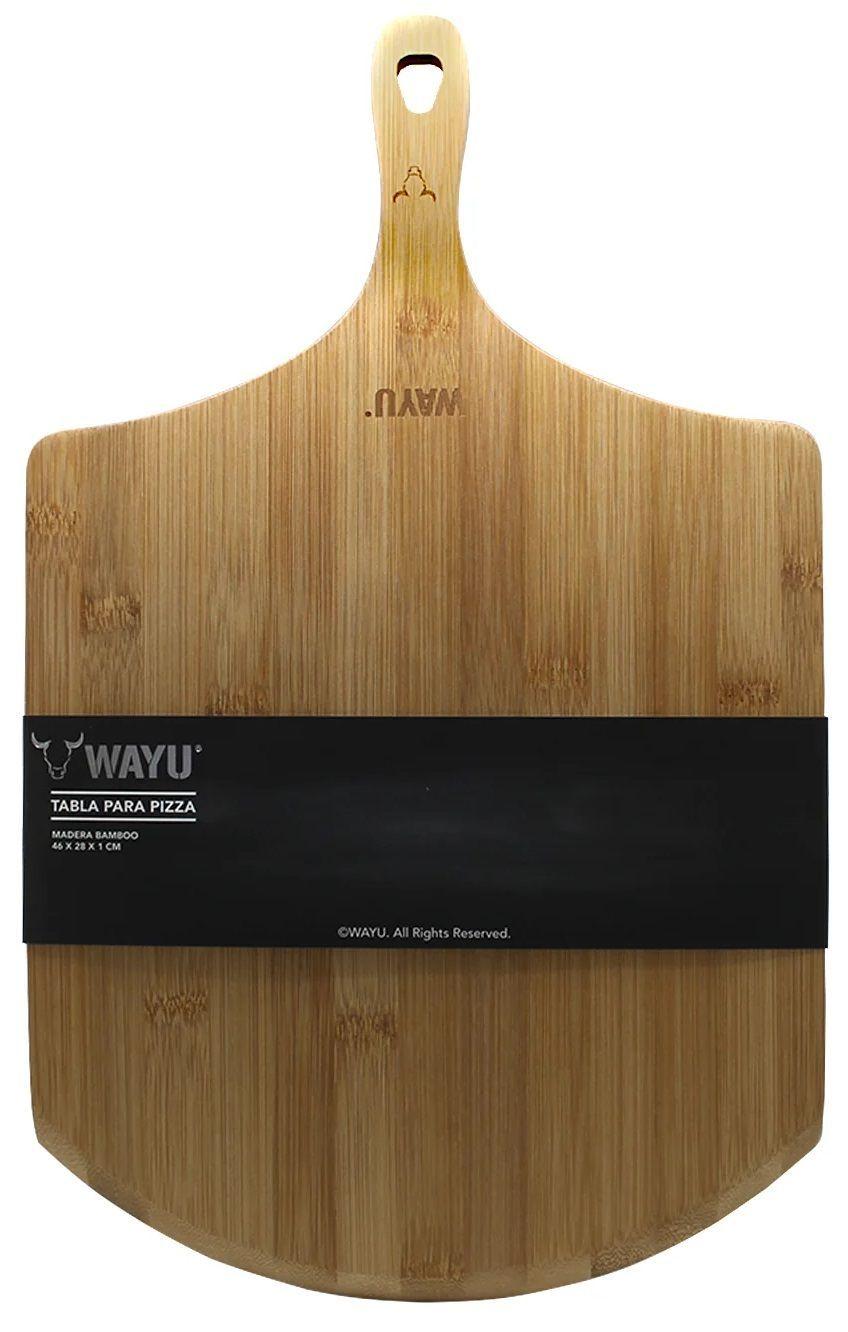 Tabla Para Pizza Wayu 46x28 Con Mango Bambu Premium Bbq-2