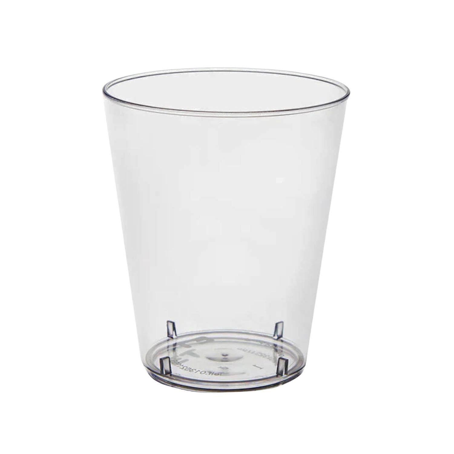 Set 10 Vasos Acrilico 200mL Postre 7oz Acrilico Desechable-1