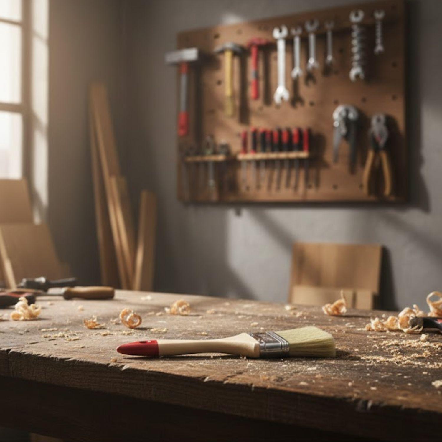 Brocha Mango Madera 2.5 Pulgadas Para Pintar Construcción-2