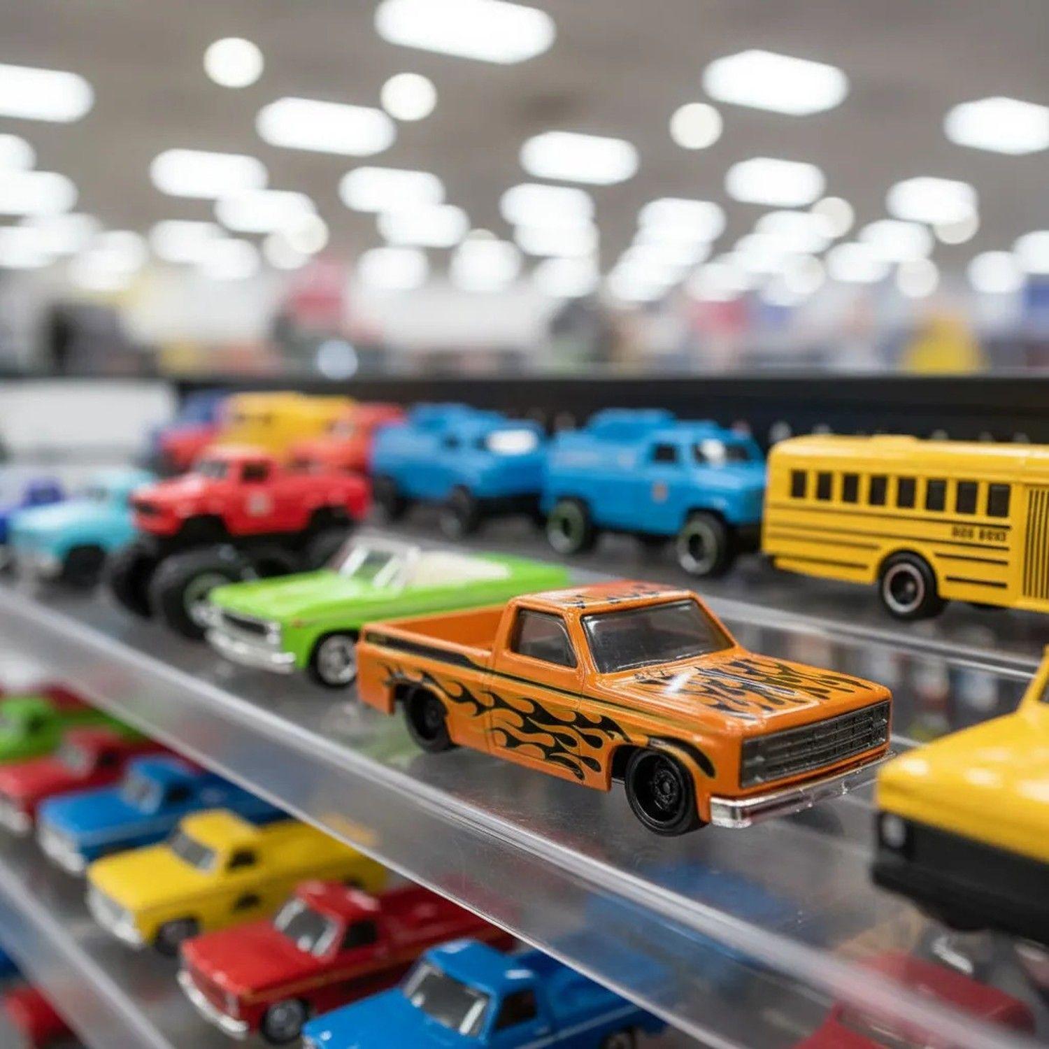 Hot Wheels XL 83 Chevy Silverado Naranja Llamas 1/43 2026-2