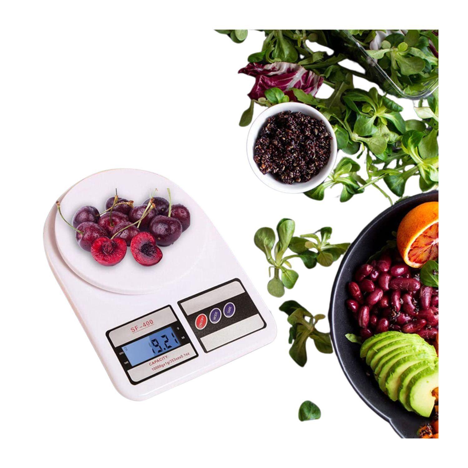 Balanza Pesa Digital Cocina Comercio Hasta 10kg Pantalla LCD-2