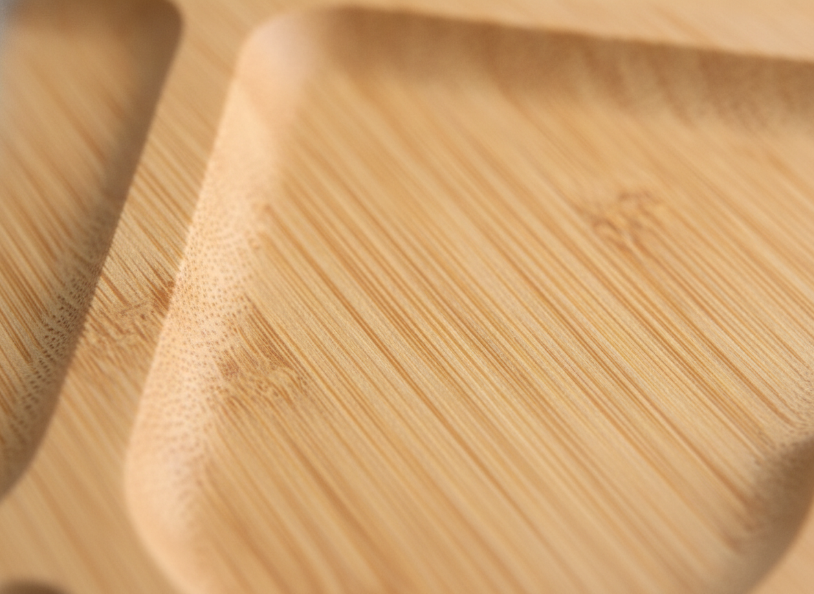 Tabla Picoteo Madera Bambú 4 Secciones Trébol Aperitivo 27cm-5