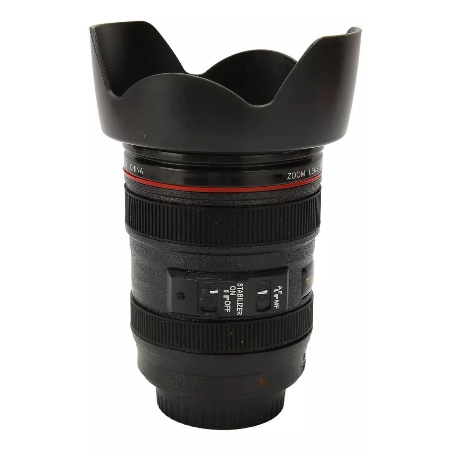 TazonMug 350ml Lente Camara Para Bebidas Calientes  Con Tapa-2