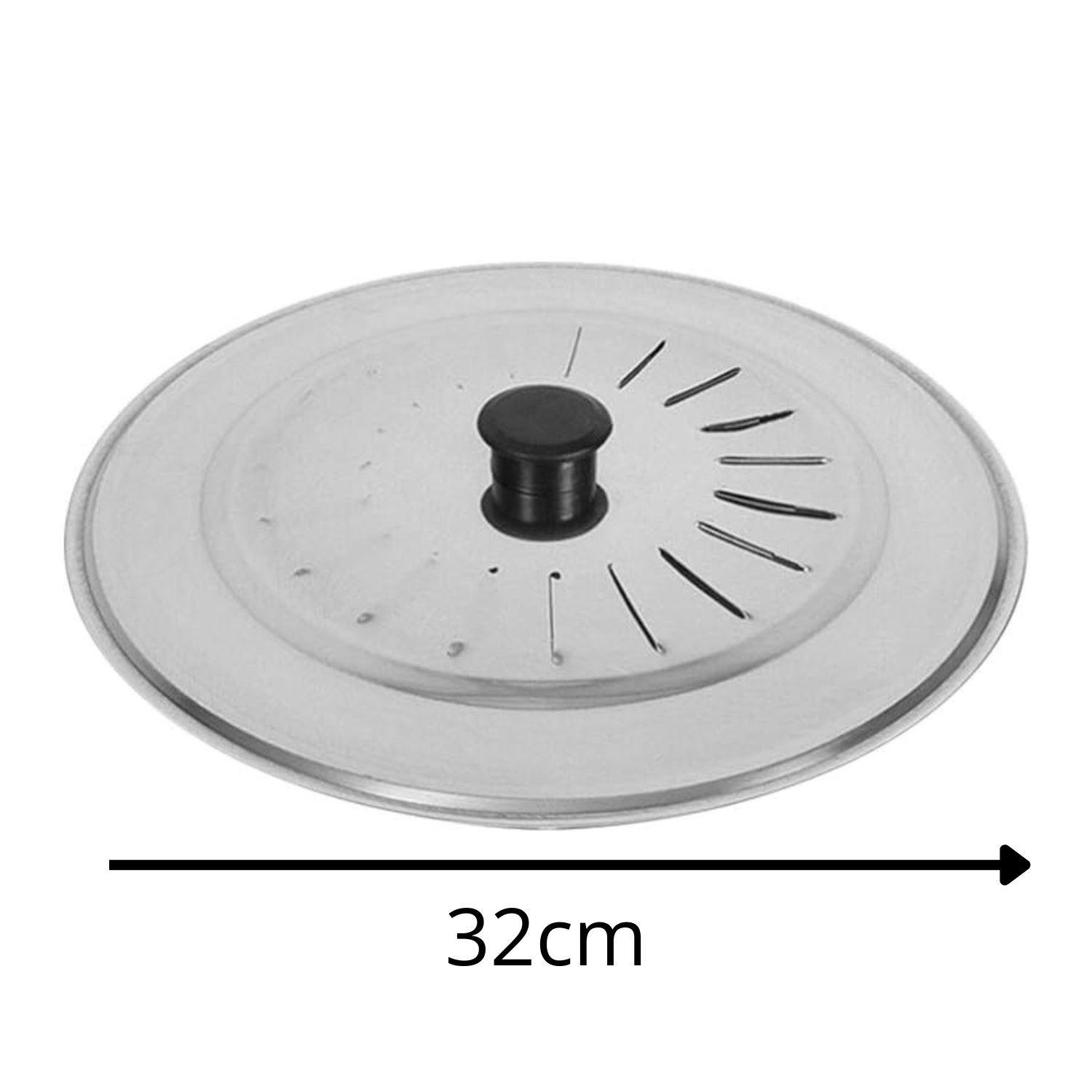 Tapa De Olla 32cm Alta Calidad Resistente Cocina Acero-3
