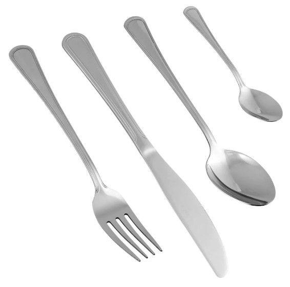 Set Cubiertos 24 Piezas Acero Inoxidable Krons Lincoln-1
