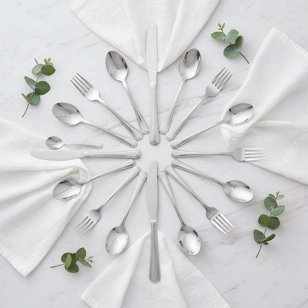 Set Cubiertos 24 Piezas Acero Inoxidable Krons Lincoln-2