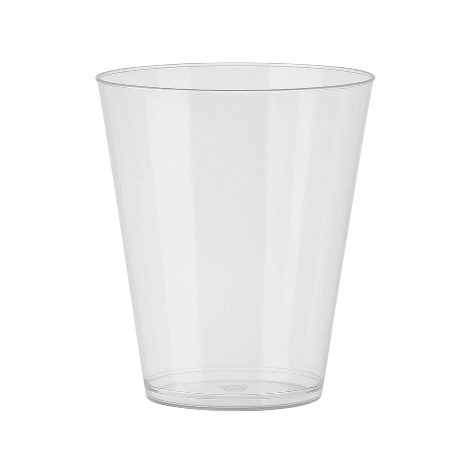 Set 10 Vasos Acrilico 350mL Postre 12oz Acrilico Desechable-2
