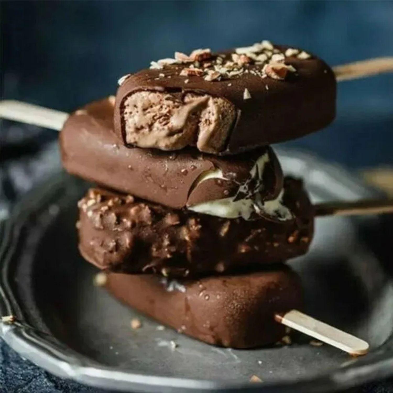 Moldes De Silicona Para Helados Molde Paletas Helado 4 Blanco-3