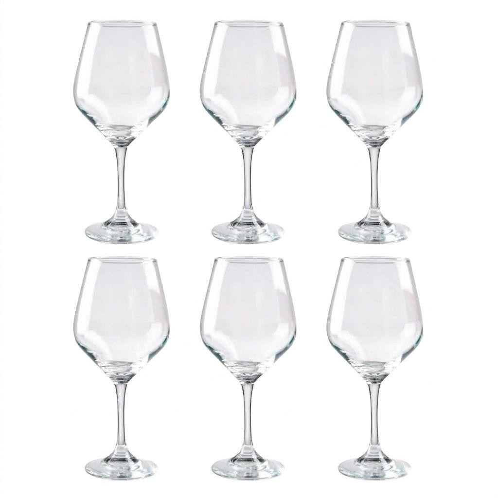Set 6 Copas Vino Cristar Brunello 408mL Vidrio Transparente-0