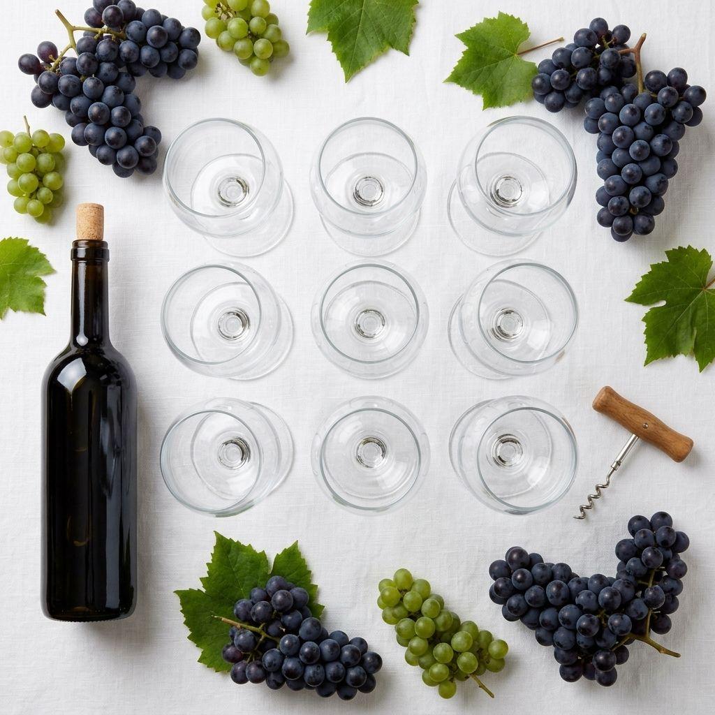 Set 6 Copas Vino Cristar Brunello 408mL Vidrio Transparente-5
