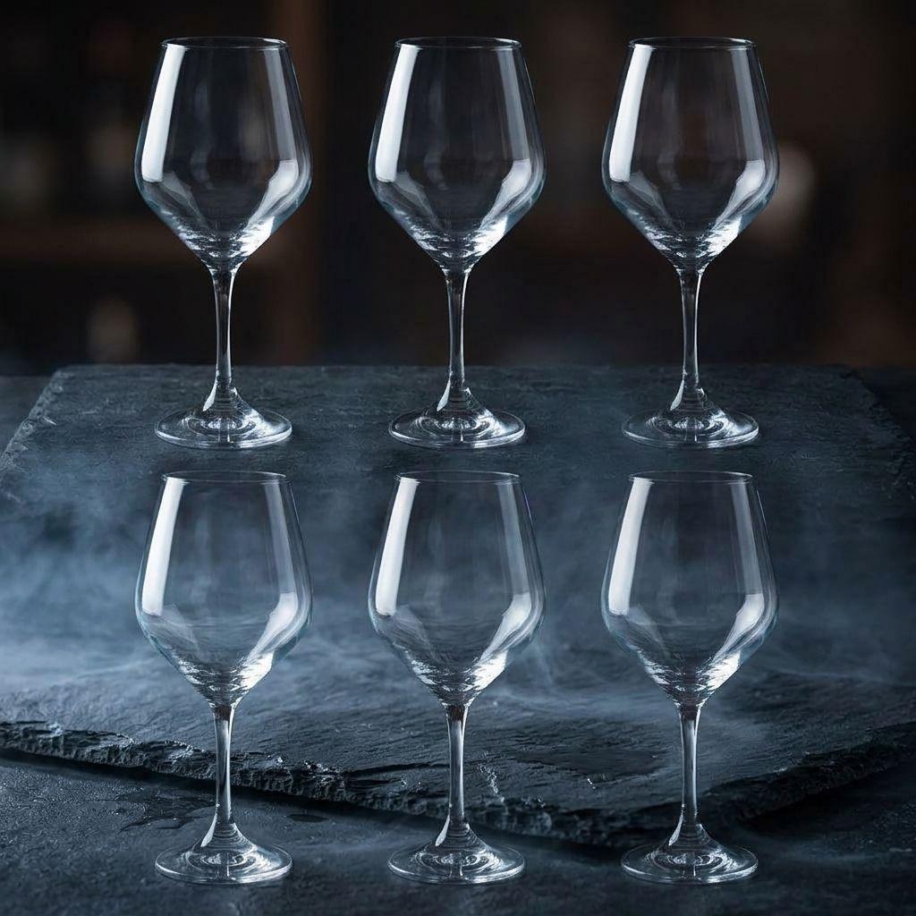 Set 6 Copas Vino Cristar Brunello 408mL Vidrio Transparente-6