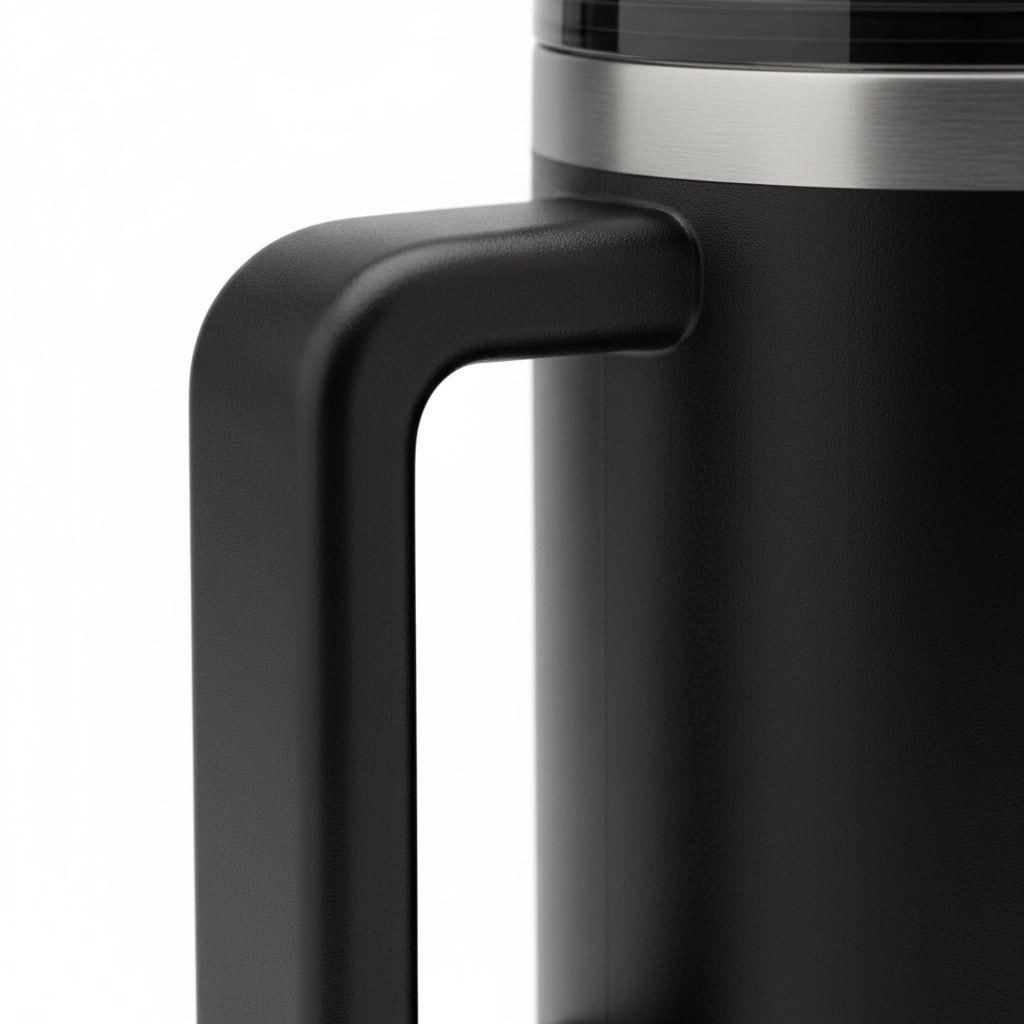 Mug Termico Wayu 650mL Acero Inoxidable Negro-2
