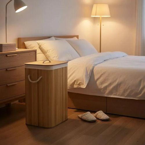 Canasto Cesta Ropa Sucia Tapa Plegable Bolsa Lavable-2