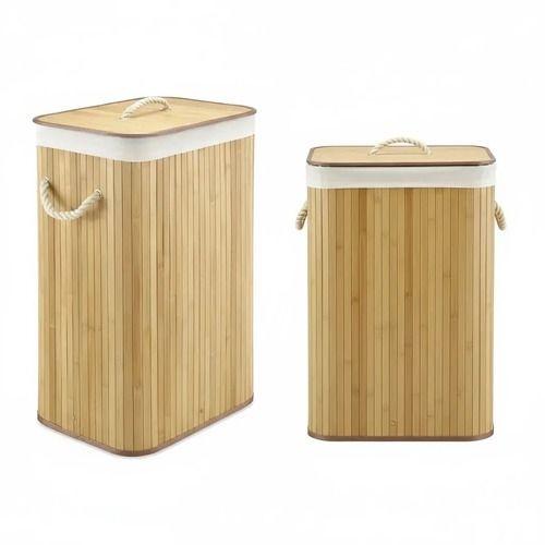 Canasto Cesta Ropa Sucia Tapa Plegable Bolsa Lavable-3
