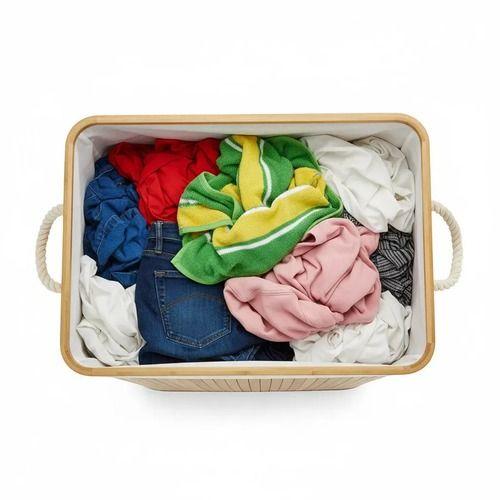 Canasto Cesta Ropa Sucia Tapa Plegable Bolsa Lavable-4