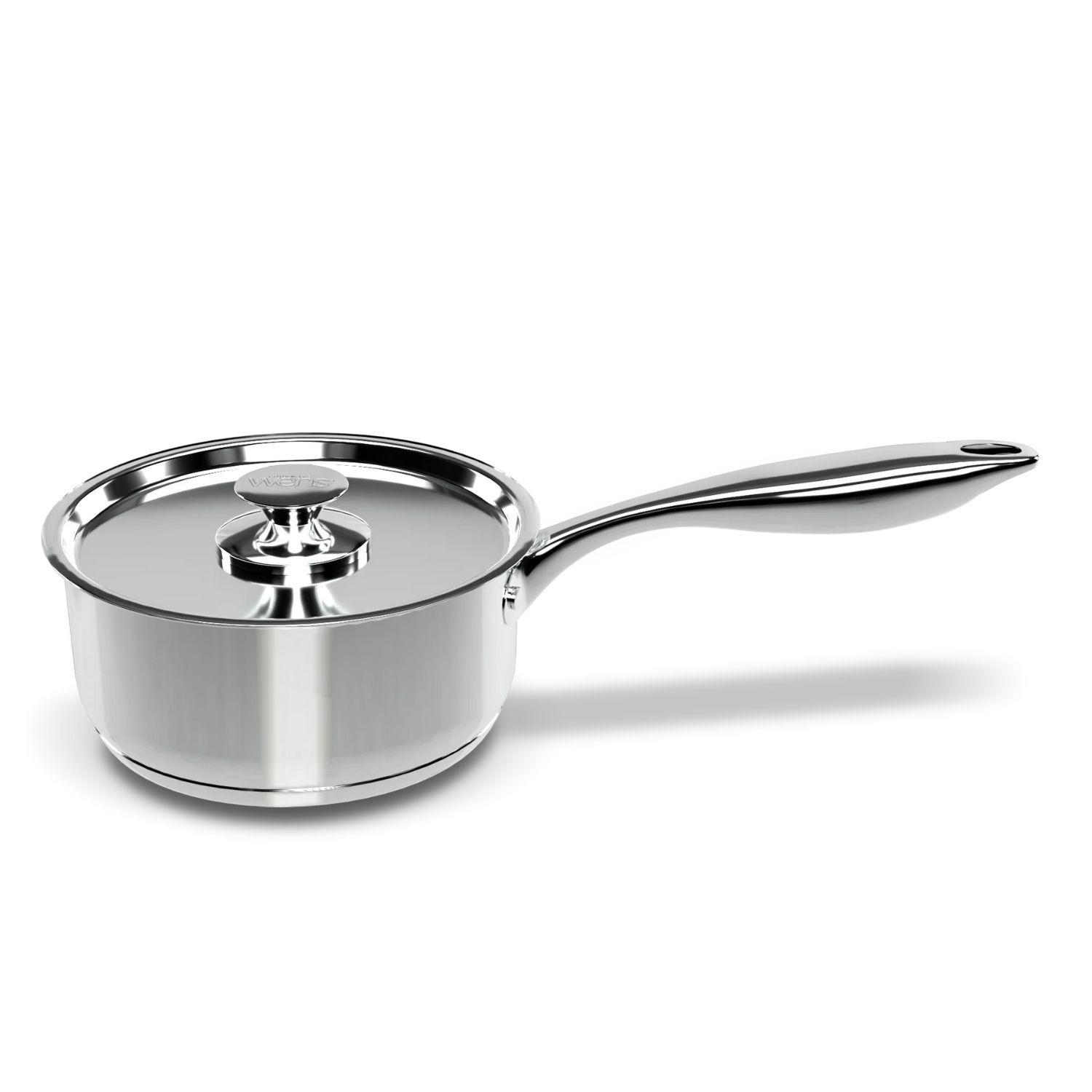 Olla Cazo Wens 16cm 1700mL Serie 400 Acero Inoxidable-0