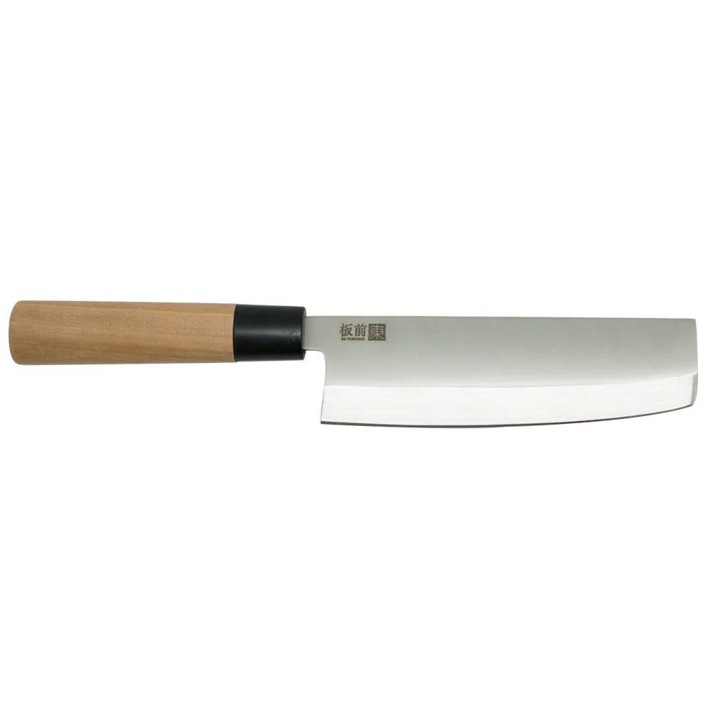 Cuchillo Tokai Cleaver 30cm de Acero Inoxidable Mango Madera Wayu-5