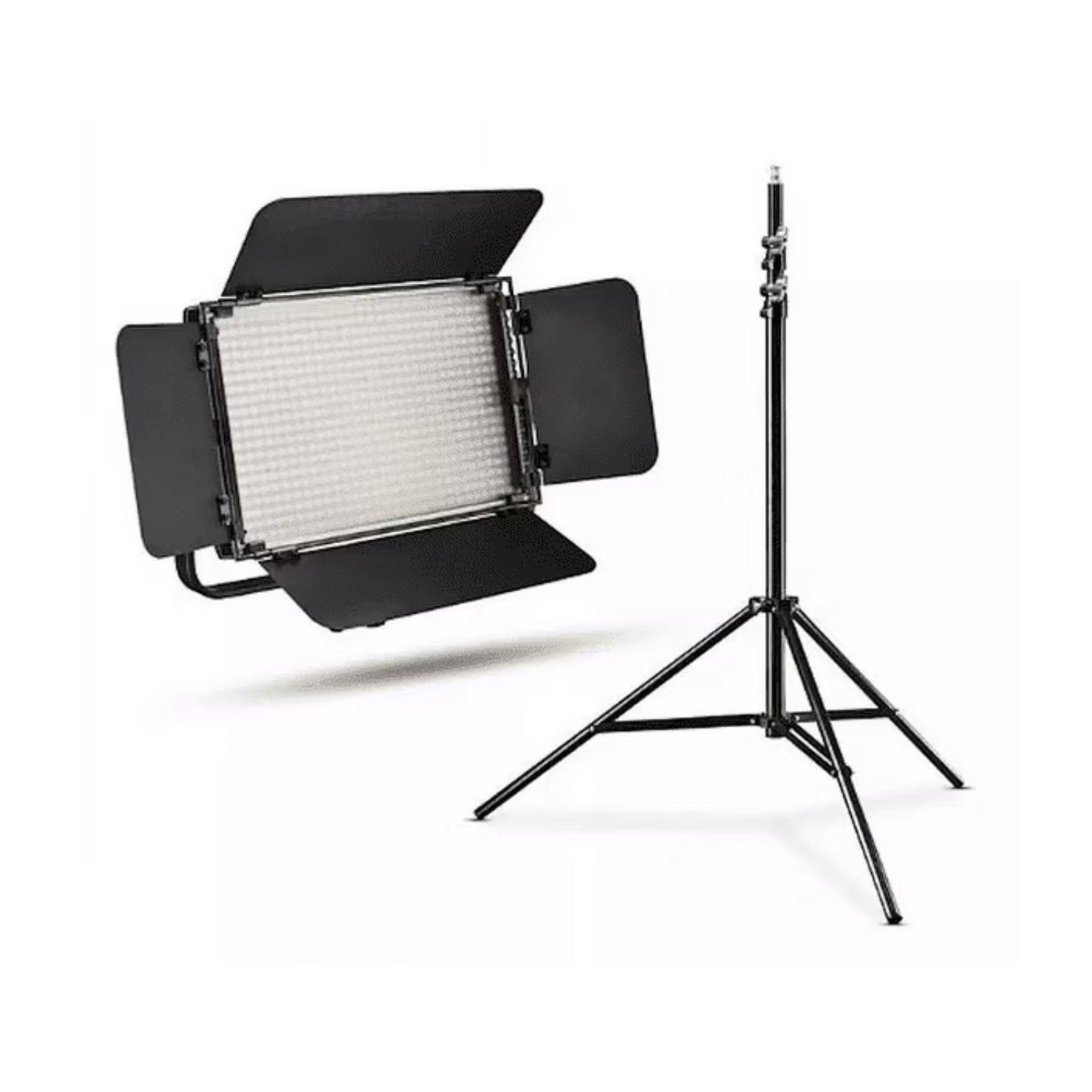 Panel Led Video Fotografía Luz Fotográfica Led-600 + Trípode-1