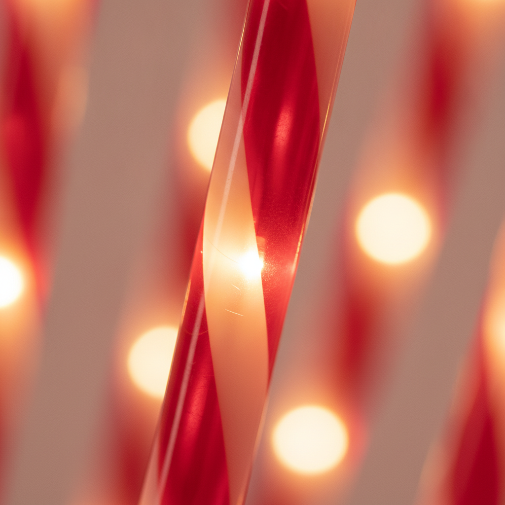 Set 5 Bastones Solares Navidad LED 25cm Jardín Camino Luces-4
