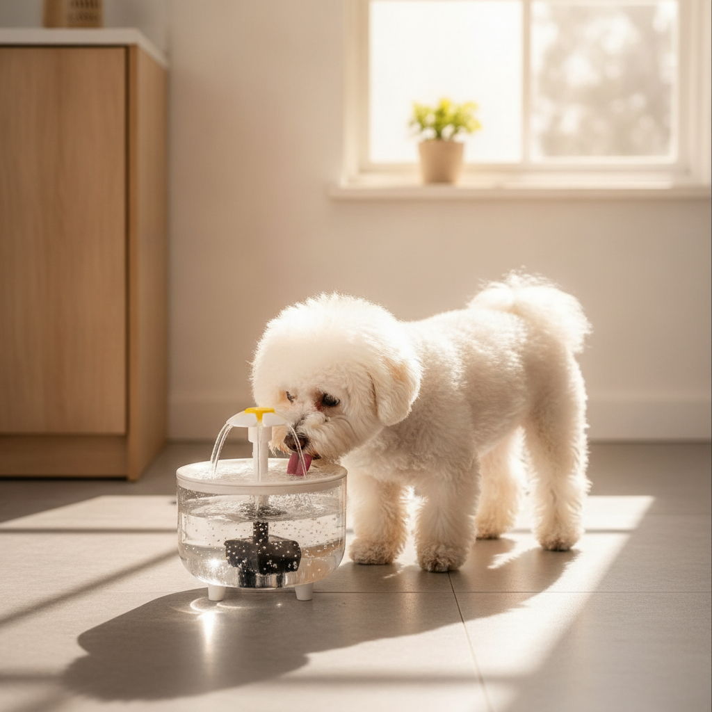 Bebedero Eléctrico Gato Perro Transparente Mascotas 220v-3