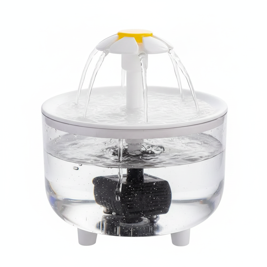 Bebedero Eléctrico Gato Perro Transparente Mascotas 220v-6