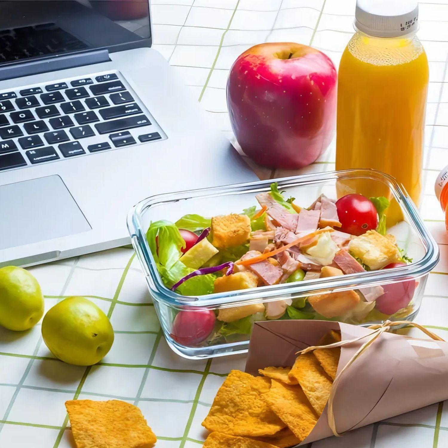 Set 10 Contenedores Hermeticos Rectangulares 750mL Allegra-3