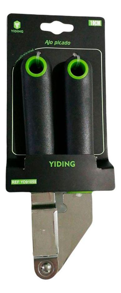 Prensa De Ajo Picador De Ajo 19 Cm Mango Silicona Negro 1-0