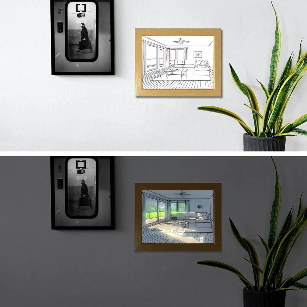 Lampara Leds Escritorio Cuadro Pintura Usb Navidad Hogar-2