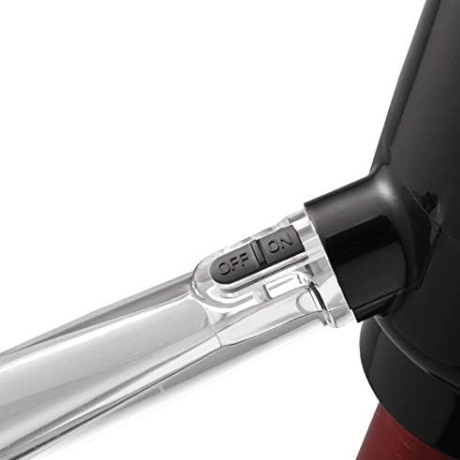 Aireador Dispensador Eléctrico Vino Negro con Boqilla-2