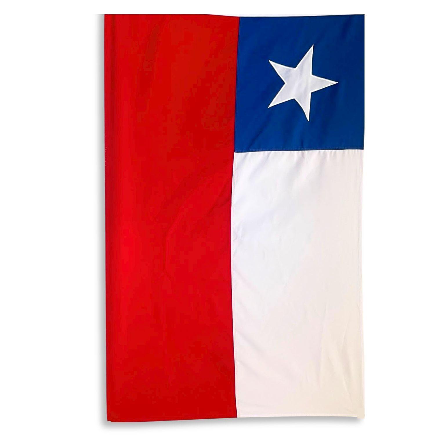 Bandera Chilena de 90x60cm Tela Fiestas Patrias Decoracion Casa-1