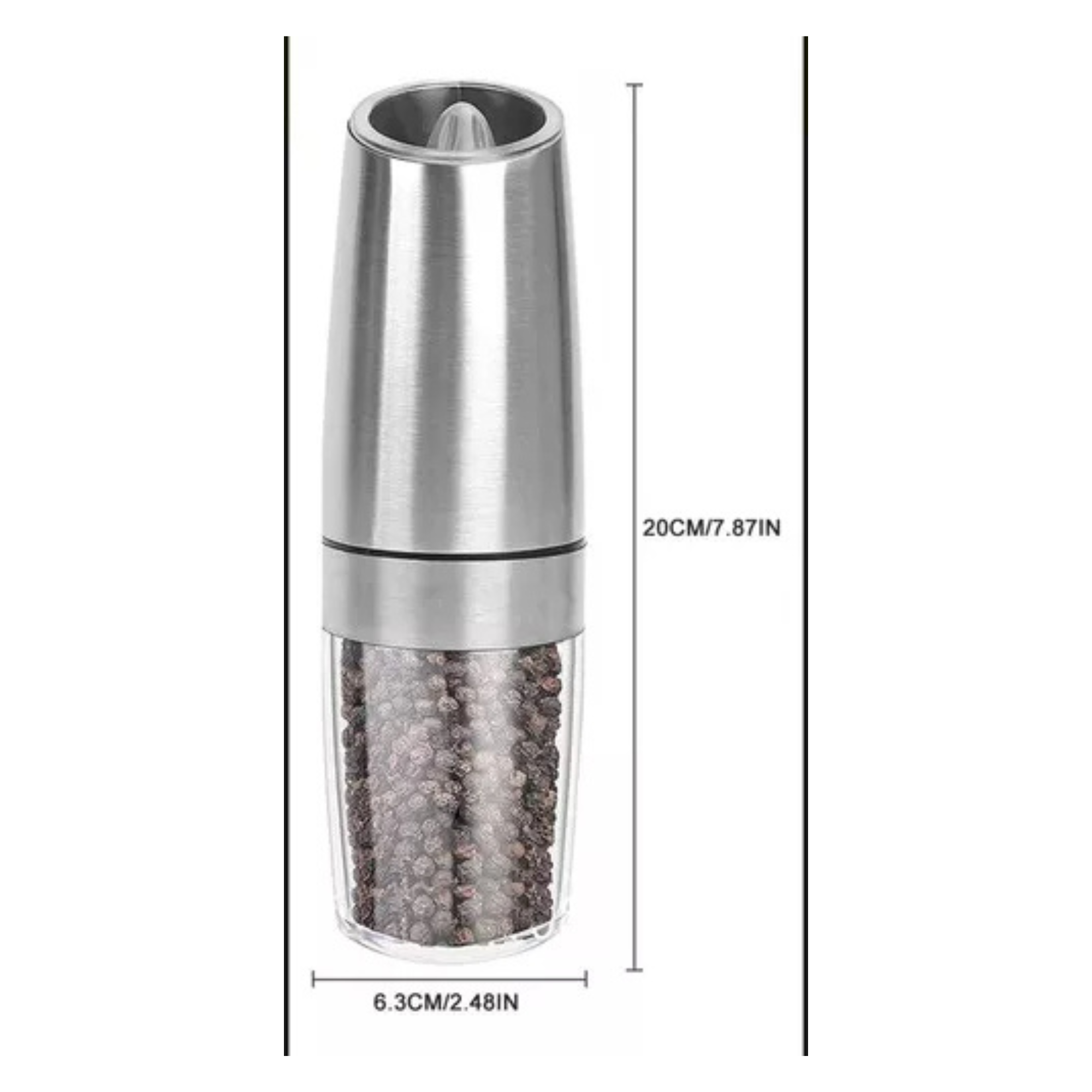 Molinillo Pimentero Electrico Gadnic Moledor Con Luz Led-1