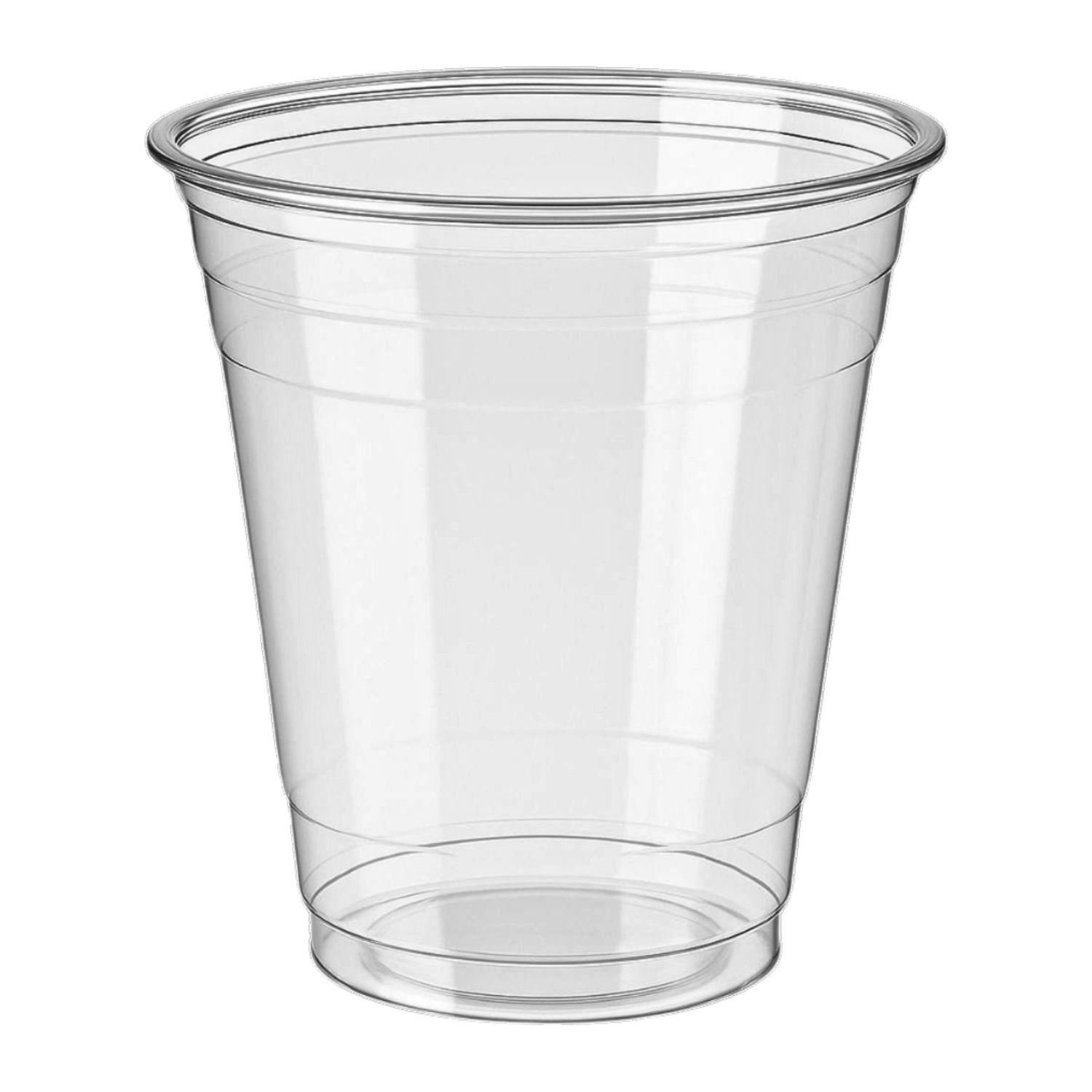 Set 10 Vasos Plastico 400mL Transparente Desechable Plastico-2