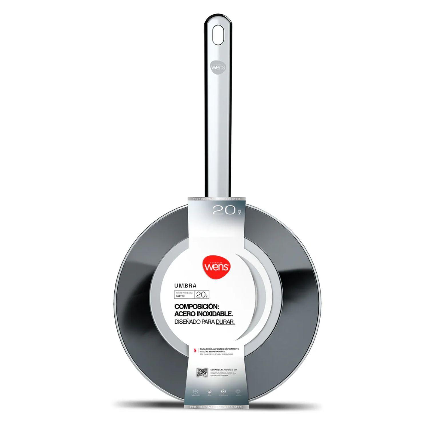Sarten 20cm Acero Inoxidable Umbra Wens-1