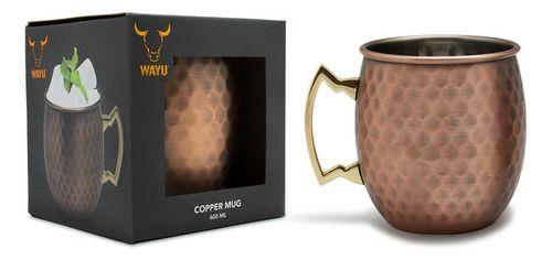 Mug Vaso Cobre Wayu Copper 600ml Tragos Coctel Cocina Bbq Cobre-2