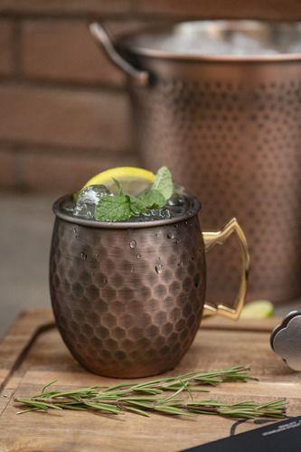 Mug Vaso Cobre Wayu Copper 600ml Tragos Coctel Cocina Bbq Cobre-4