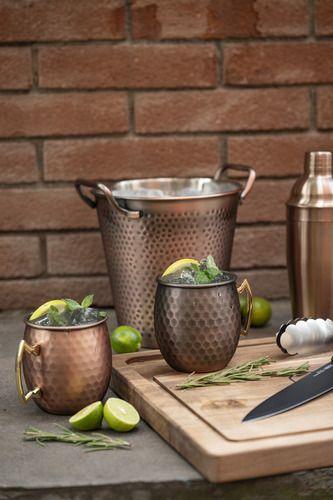 Mug Vaso Cobre Wayu Copper 600ml Tragos Coctel Cocina Bbq Cobre-5
