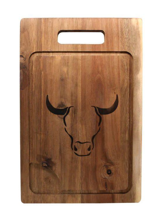 Set Tabla Cuchillo Tenedor Prm Wayu Cocina Especial Asados Bbq-3