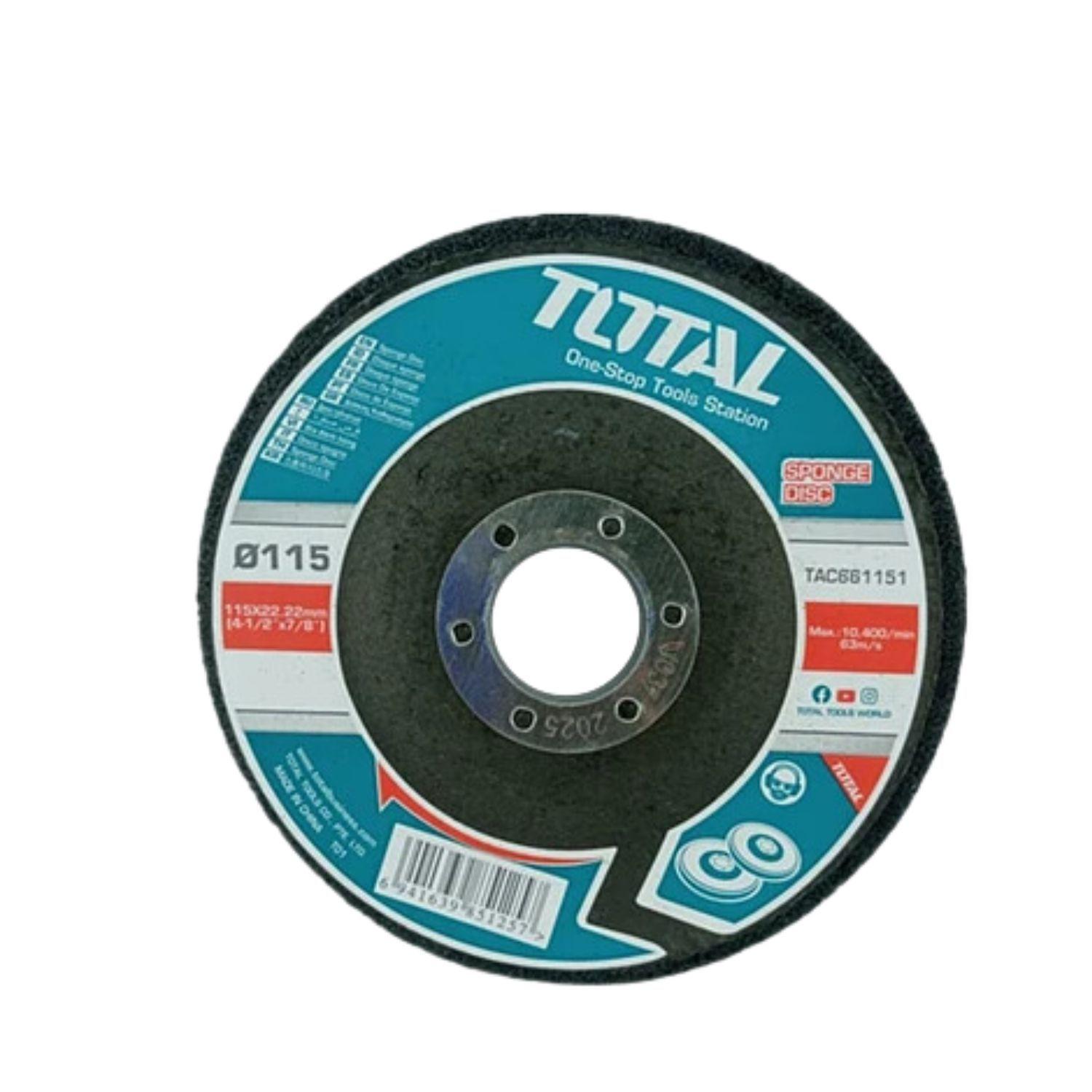 Disco Esponja de 115mm Herramienta Ferreteria TAC661151-2
