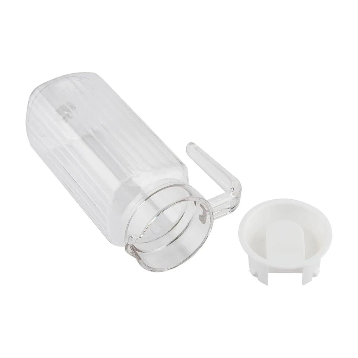 Jarra De Vidrio Agua Jarra De Jugo Jarra Con Tapa Vintage 1 Litro-3