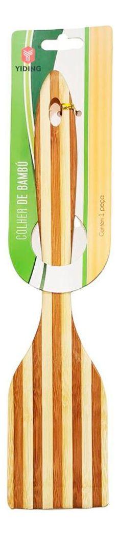 Espatula Utensilio de Bambu 28 Cm Para Cocinar Cocina -0