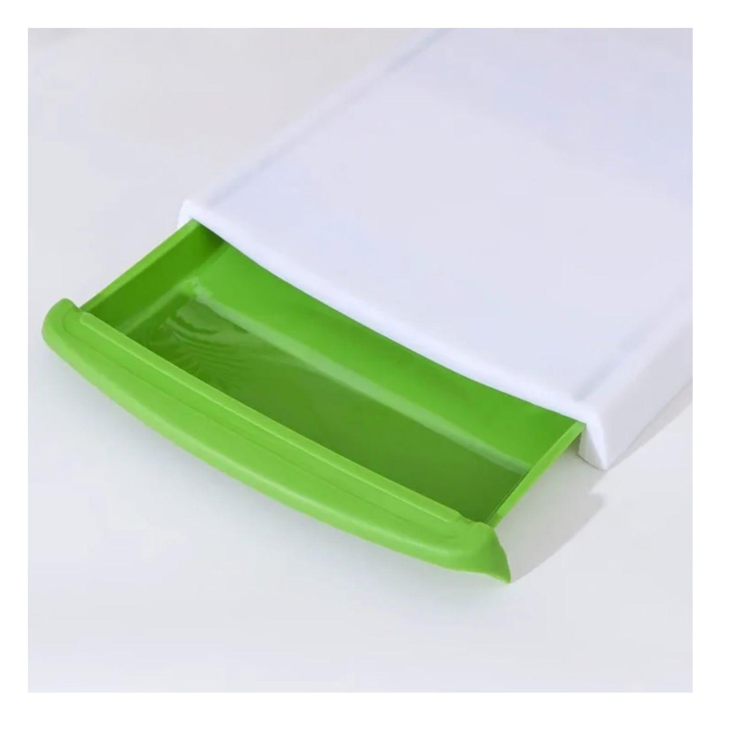 Tabla Cortar 37cm Bandeja Residuos Verde Profesional Cocina-3