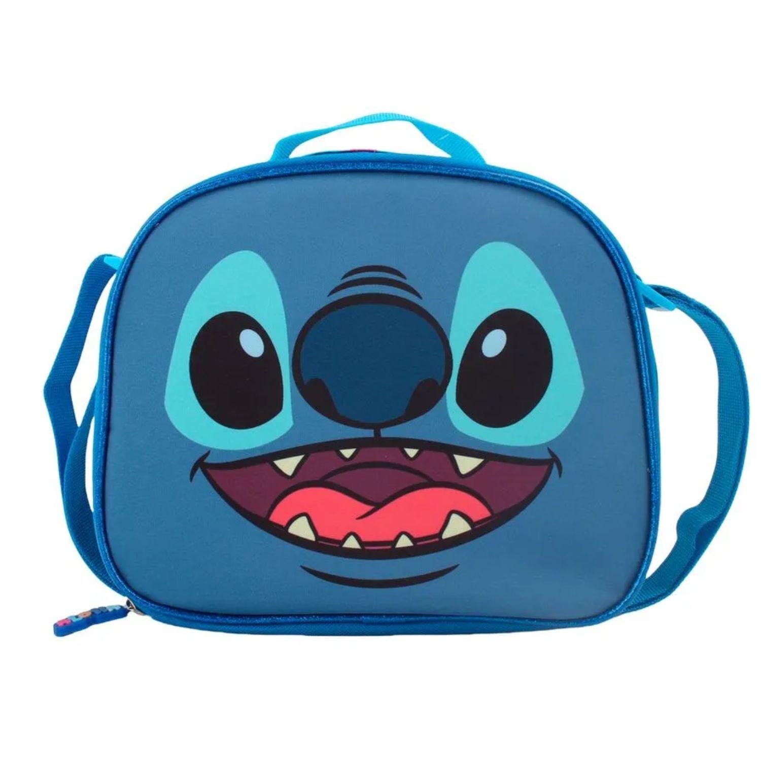 Pack 3 Piezas Mochila Lonchera Estuche Diseño Animado Azul-2