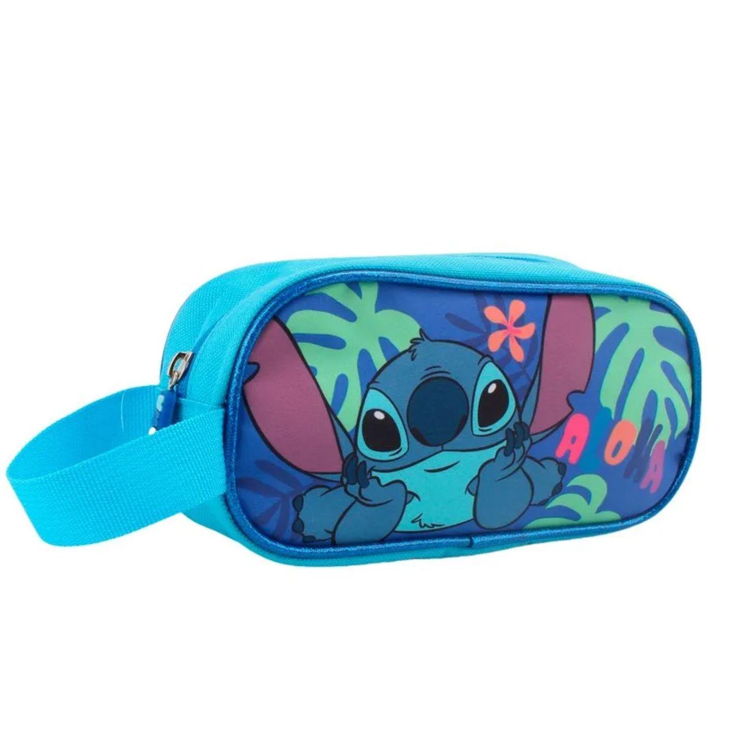 Pack 3 Piezas Mochila Lonchera Estuche Diseño Animado Azul-4